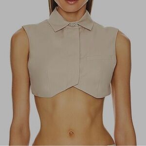 Elegant White Sleeveless Top